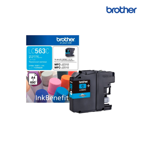 ตลับหมึกอิงค์เจ็ท Brother Original Ink Cartridge LC-563 Cyan, LC563